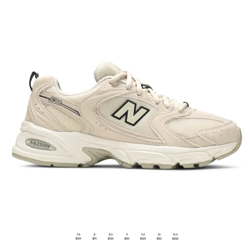 New Balance 530 - only worn once!
